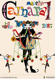 presentación de Un cartel de estilo vintage anuncia el regreso del carnaval a Madrid Río y Matadero